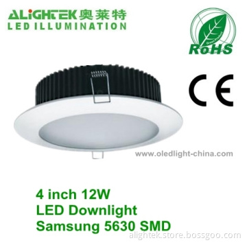 4 Inch 12w Samsung Led Recessed Downlight 